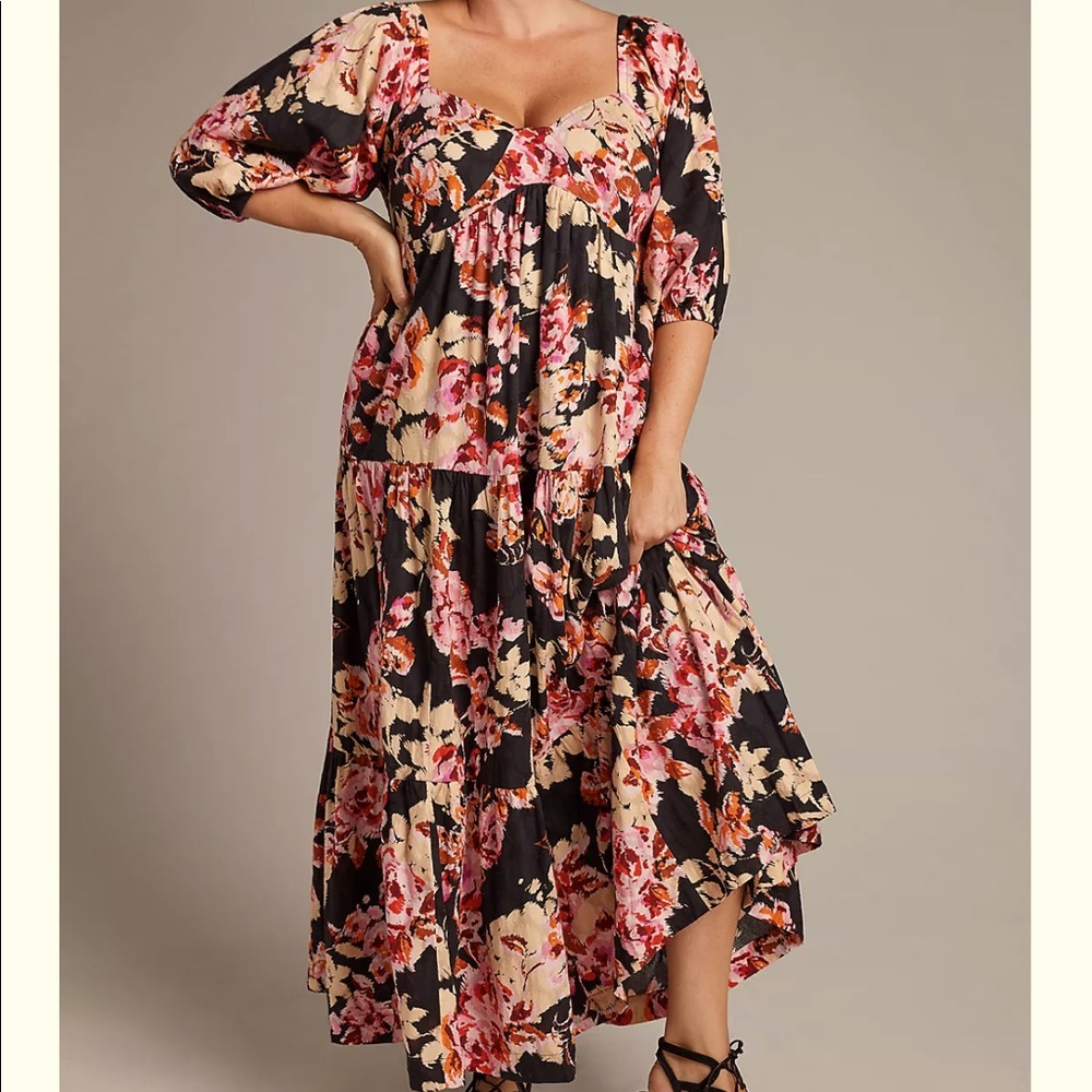 ANTHROPOLOGIE Blossom Maxi Dress